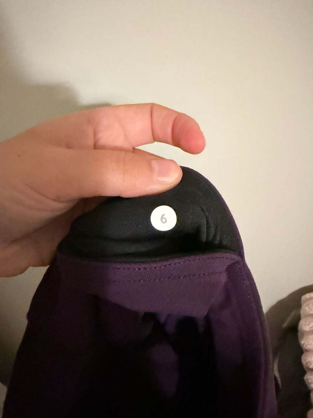 Lululemon Wunder Under Crop Leggings Size 6 Deep Plum - Picture 4 of 5